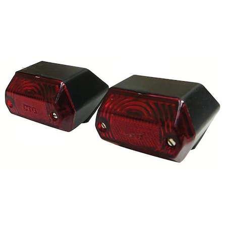 Aftermarket New Tractor Rear Tail Light Set Fits Oliver 1250A 1255 1265 Plus 72094112